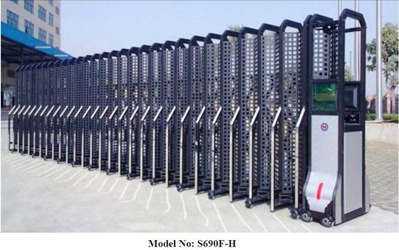 Automatische Elektrische Intrekbare Poort met Netwerk tot 2.5m Hoogte, Veiligheidspoort