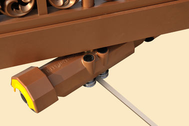 De ongebaande Telescopische Glijdende Poort van de Aluminiumlegering met EMO-Knoop
