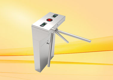 Turnstile van de roestvrij staaldriepoot, turnstile van de taillehoogte voor voettoegangsbeheer