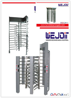 Volledige Hoogteturnstile voor het Voet Overgaan met RS485-Communicatie Interface