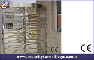 Hoge Turnstile van de lezers modelrfid van de veiligheidskaart Volledige Hoogtegelijkstroom motor 24V