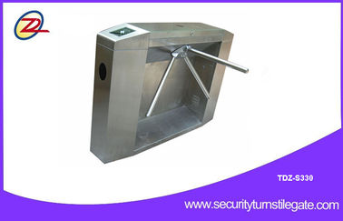 Roestvrije turnstile van de toegangsdriepoot poort met etiketteringssysteem, tweedimensionale code
