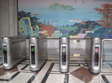 Intrekbare Turnstiles van de Klepbarrière 100W met IC/EM-Kaarten