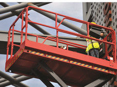 6m Gemotoriseerde de Schaarlift van de Platformhoogte met Uitbreidingsplatform