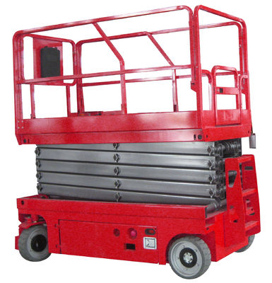 Elektrische Lucht van de de Liftcapaciteit 320kg van het het Werkplatform Gemotoriseerde de Schaarlift van Maximum 13.8m het Werk Hoogte