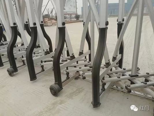 Richt de aluminium Ongebaande Automatische Vouwende Poort met Zelf Motor