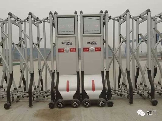 Richt de aluminium Ongebaande Automatische Vouwende Poort met Zelf Motor