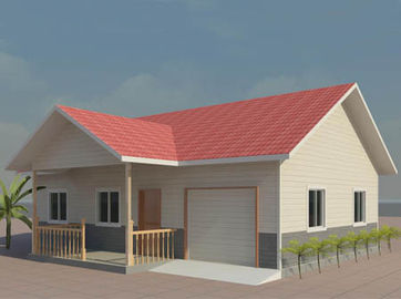 Draagbare Structuur 4/3 Slaapkamer Modulaire Huizen, Mobiele Lichte Staalvilla van het Staalkader