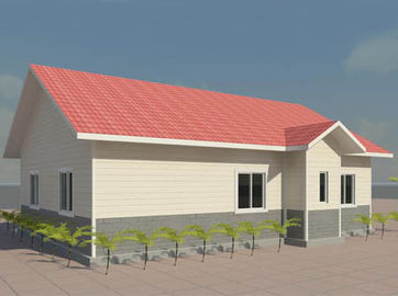 Draagbare Structuur 4/3 Slaapkamer Modulaire Huizen, Mobiele Lichte Staalvilla van het Staalkader